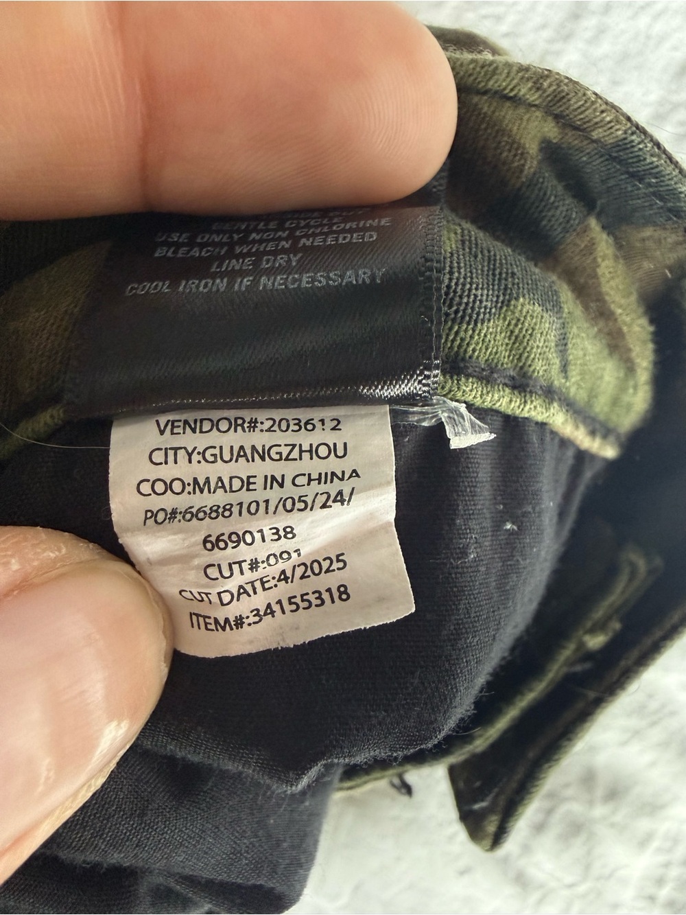 Social Collision Camo Strap Flare Pants Size 11 Green Military Buckle - Picture 9 of 9